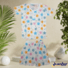 Half-Sleeve Baby jabla and shorts Set | 100% Muslin Combo (0–24M)