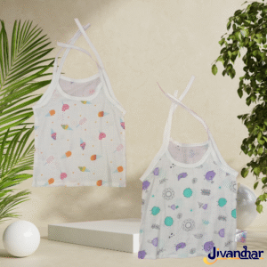 2-Pack Muslin Dori Jabla for Babies | Unisex Cotton Tops (0–6M)