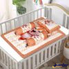baby mattress set with 3 Pillows | Cotton Cartoon Bedding for 0–1 Year 50x70cm