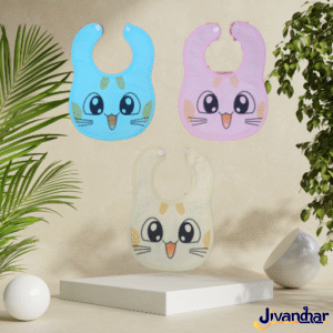 2-Pack Cotton Baby Bibs | Feeding Aprons for Newborns by Baby Hub