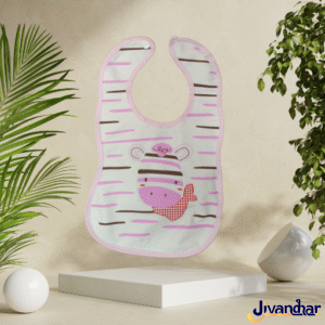 2-Pack Cotton Baby Bibs | Feeding Aprons for Newborns by Baby Hub