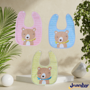 2-Pack Cotton Baby Bibs | Feeding Aprons for Newborns by Baby Hub