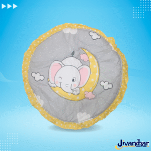 100% Cotton Baby Godadi | Round Mattress for Newborn Cradle (0–6M)