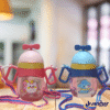 Baby Sippy Cup, Leak-Proof Sippy Cup with Weighted Straw - 360ml Baby Straw Cup, Sippy Cup for Toddlers 8+ Months - Easy Learning Drinking