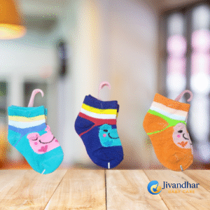 Baby Socks 0–6 Months (Pack of 3) | 100% Cotton Comfort