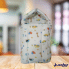 3-in-1 Muslin Baby Sleeping Bag | Carry Nest & Gaddi Set for 0–6 Months